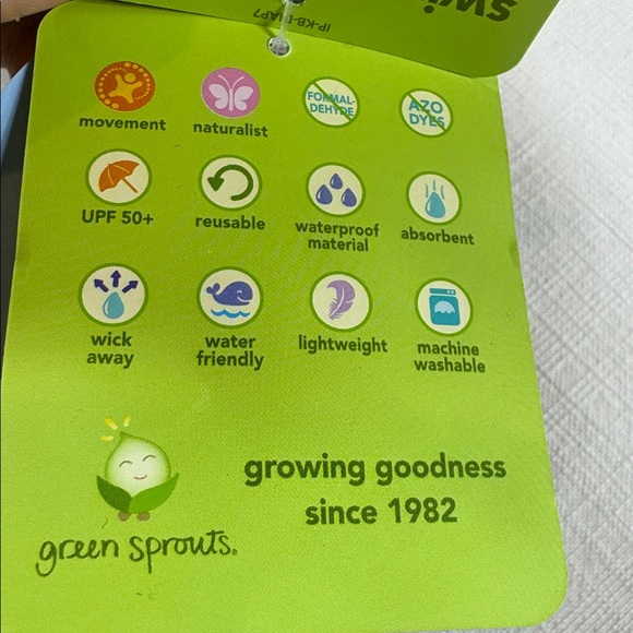 i play. Floral Reusable Swim Diaper - Pink, Blue & Green - Picture 7 of 8